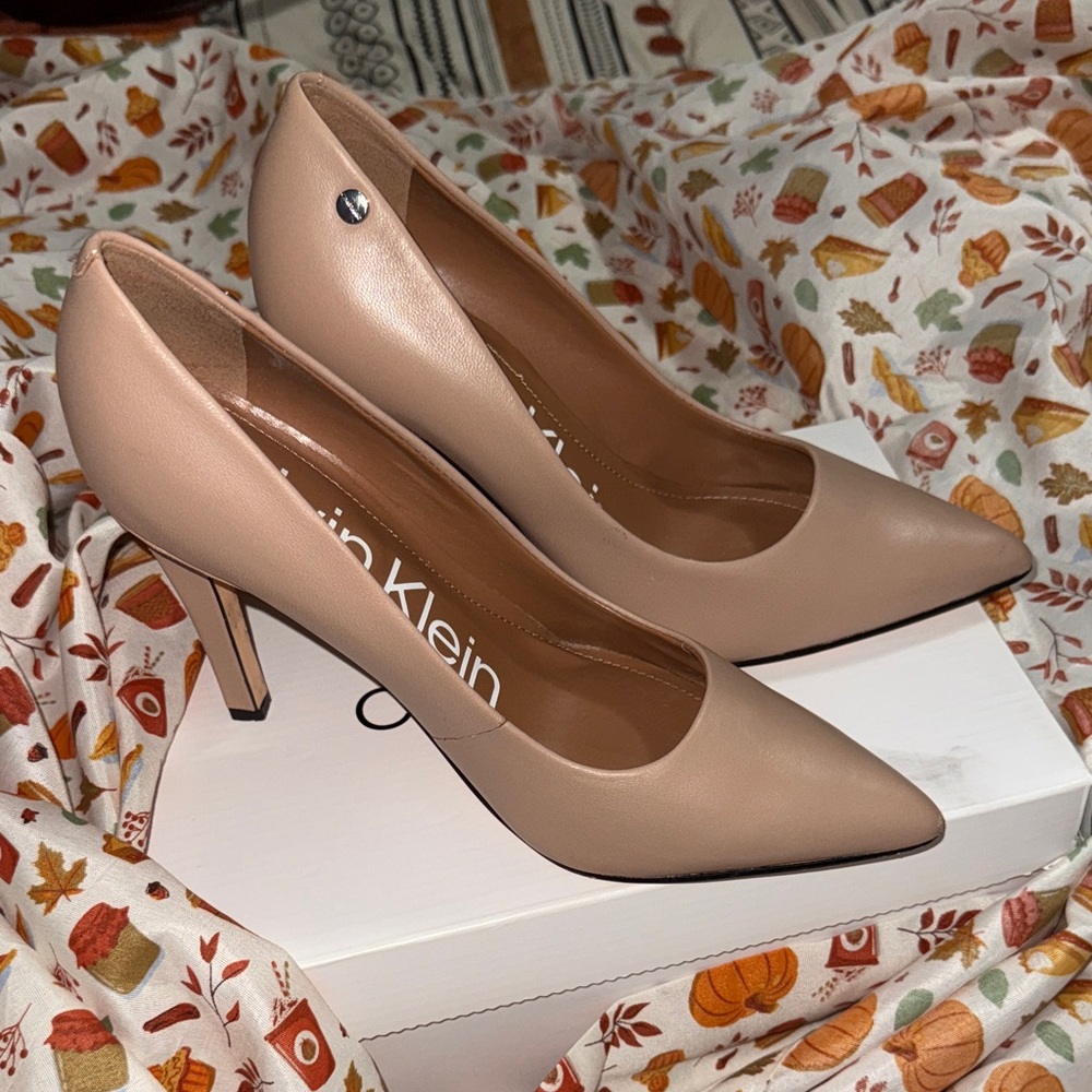 Calvin Klein Women's Nude Heels